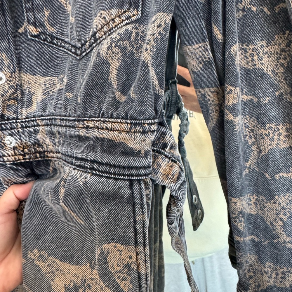 REMAIN Birger Christensen Dahlia Denim Midi Dress 4 - Picture 4 of 15